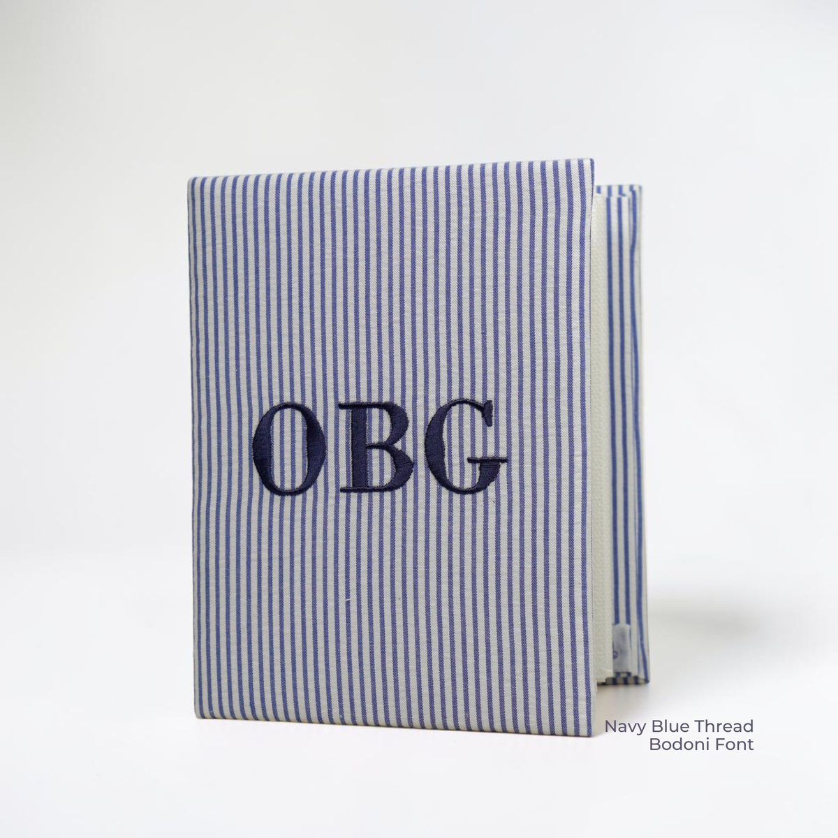 Seersucker Striped Cotton – Small Hardbound Photo Album