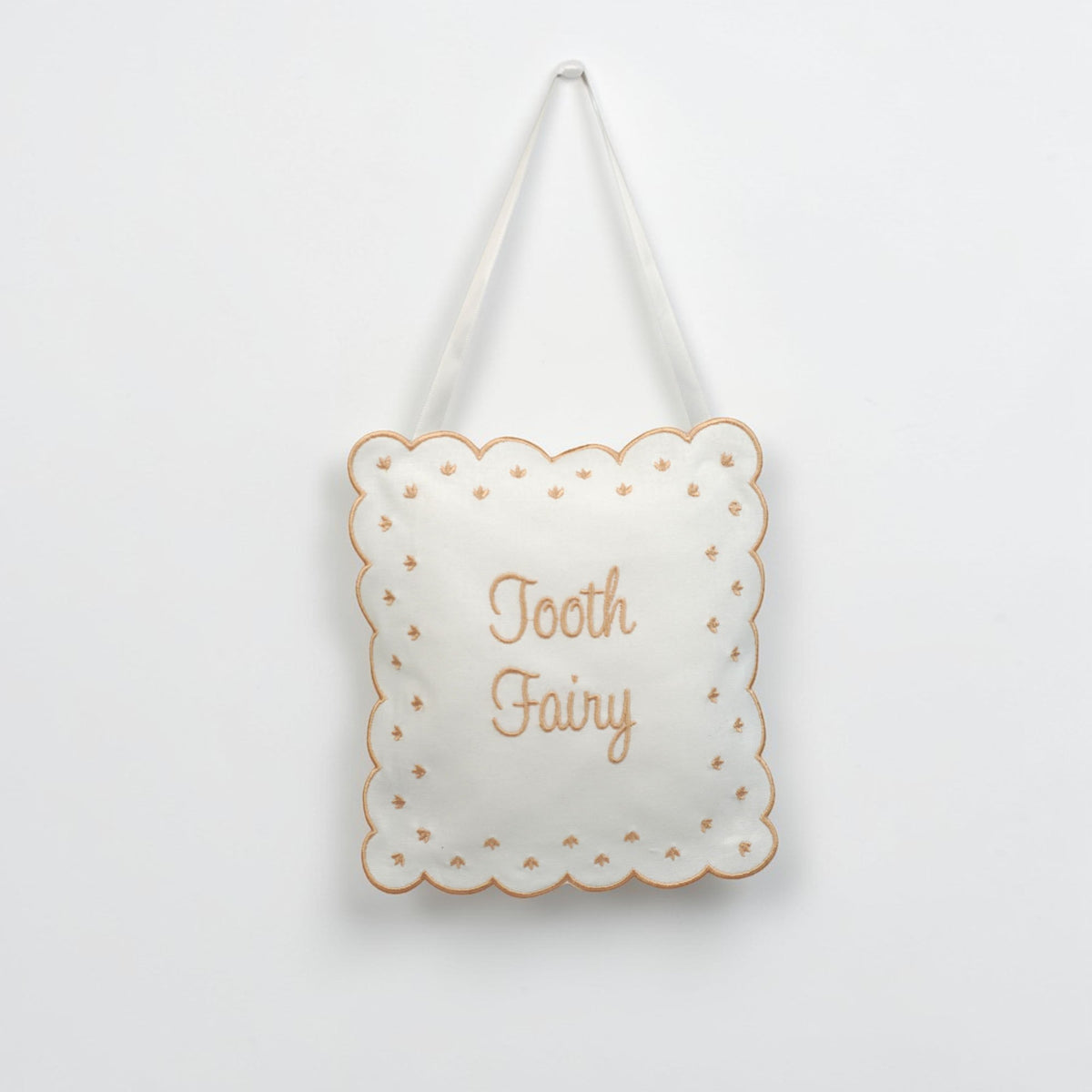Personalized Tooth Fairy Hanging Sign Pillow