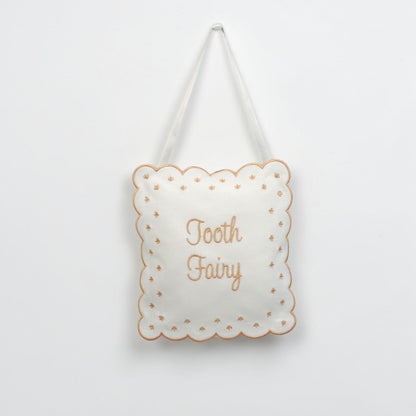 Personalized Tooth Fairy Hanging Sign Pillow