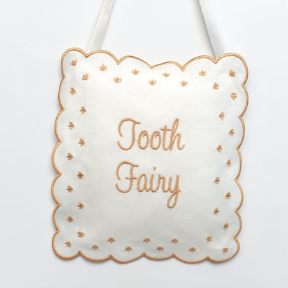 Personalized Tooth Fairy Hanging Sign Pillow