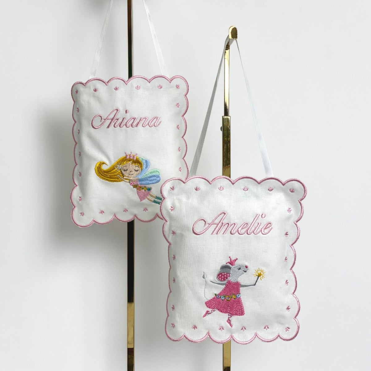 Tooth Fairy “Ratoncita Pérez” Hanging Sign Pillow