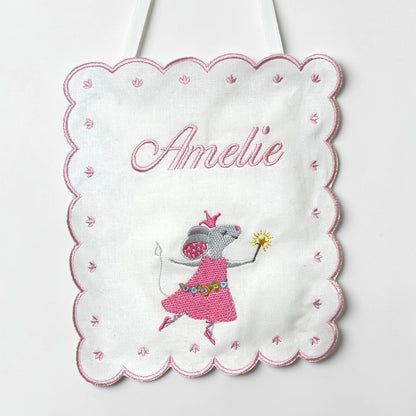 Tooth Fairy “Ratoncita Pérez” Hanging Sign Pillow