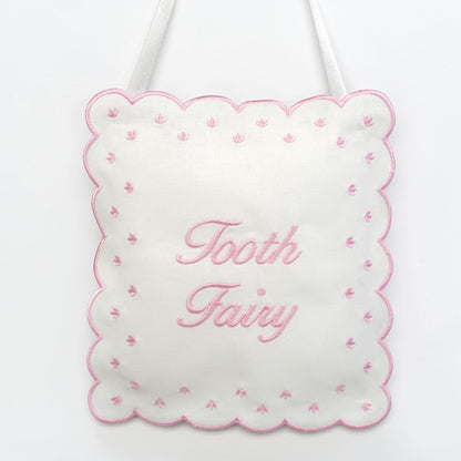 Personalized Tooth Fairy Hanging Sign Pillow