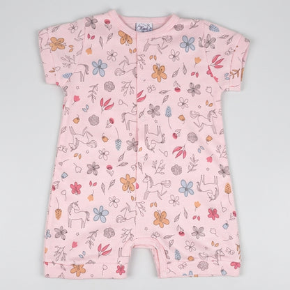 Unicorn Pima Cotton Baby Romper