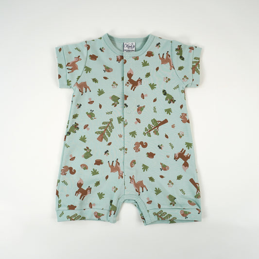 Woodlands Pima Cotton Baby Romper