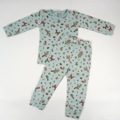 Woodland Pima Cotton Long Sleeve Shirt & Pant Set