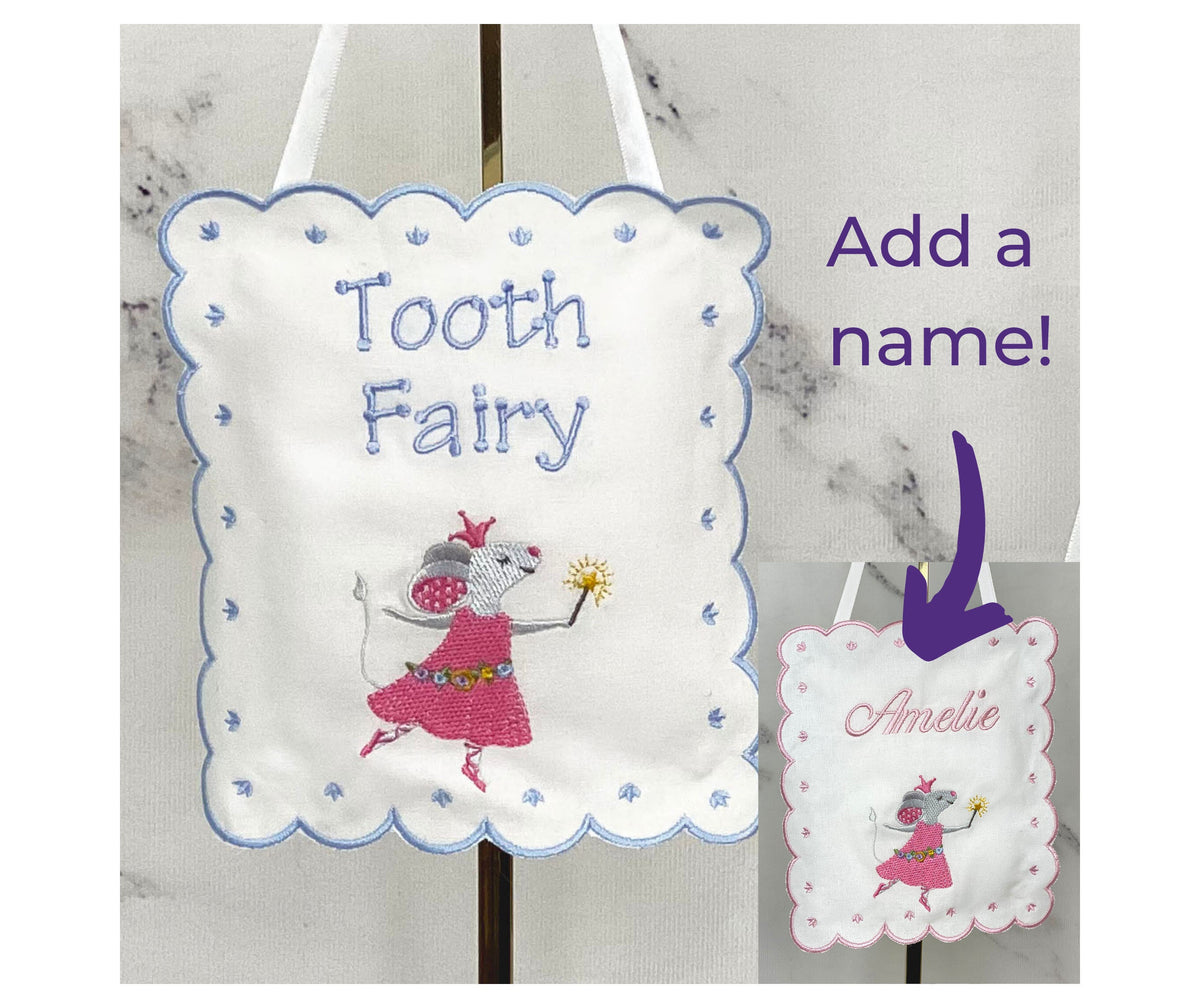 Tooth Fairy “Ratoncita Pérez” Hanging Sign Pillow