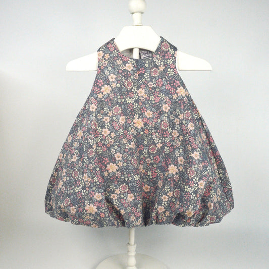 Gray Garden Bubble Dress