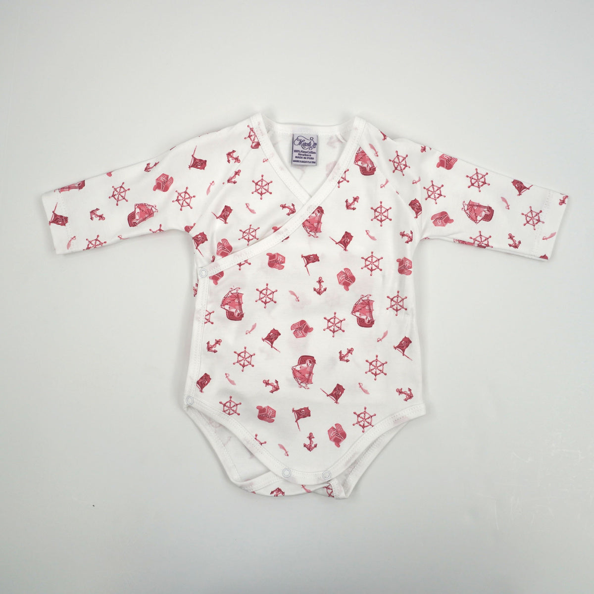 Pirate Print Pima Cotton Baby Layette Set