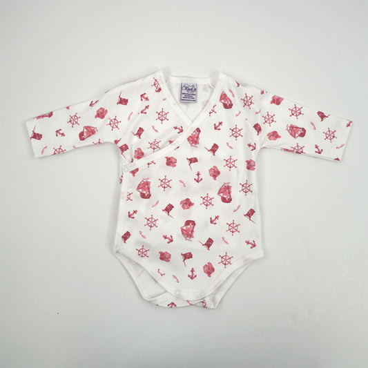Pirate Print Pima Cotton Baby Layette Set