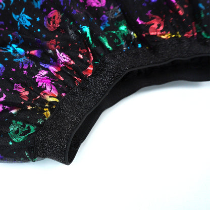 Black Skirt with Multicolor Halloween