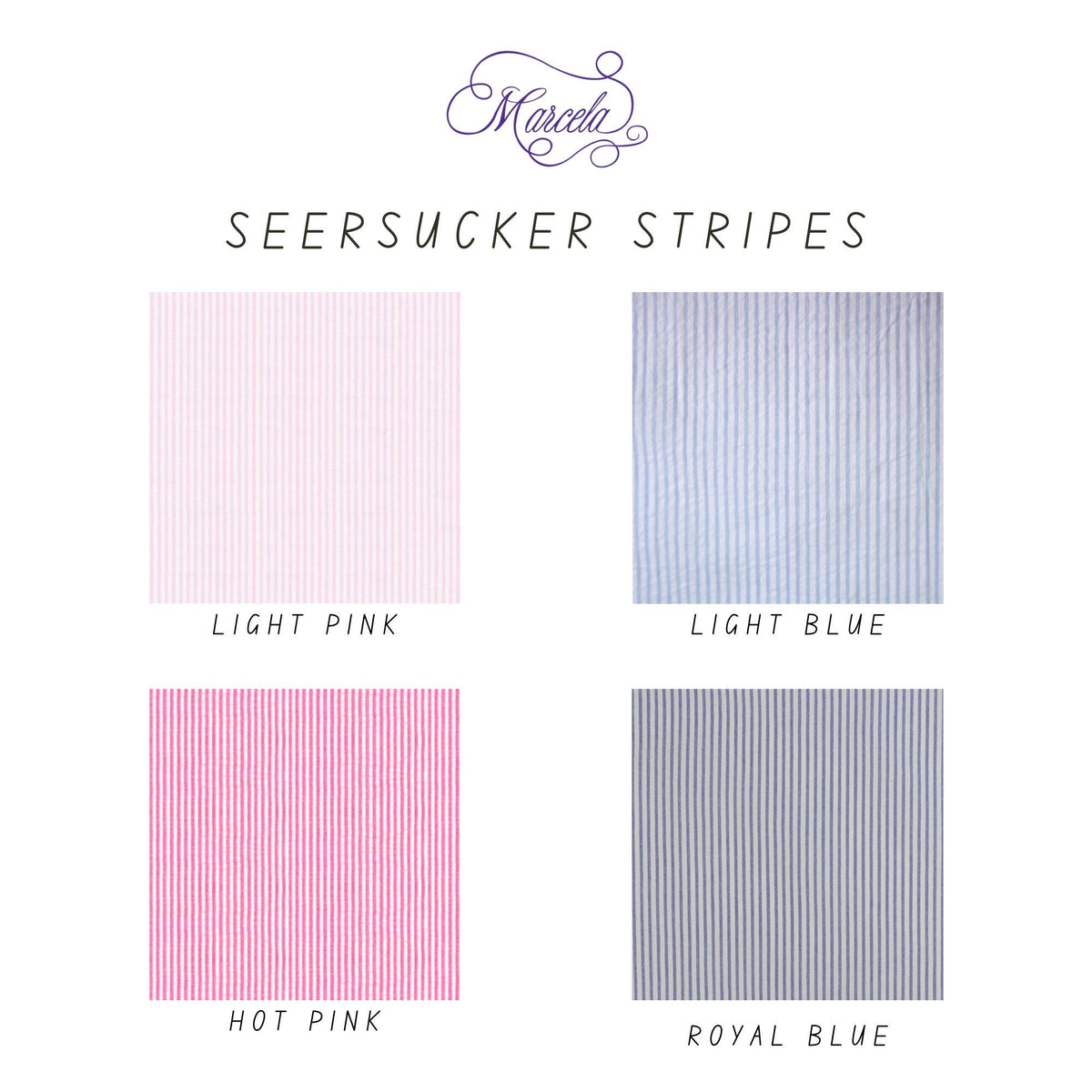 Seersucker Striped Cotton – Small Baby Keepsake Box