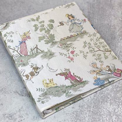 Over the Moon Nursery Rhyme Toile Toile – Baby Memory Book