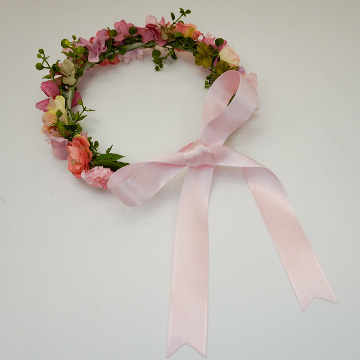 Silk Wild Flowers Head Crown - Adjustable