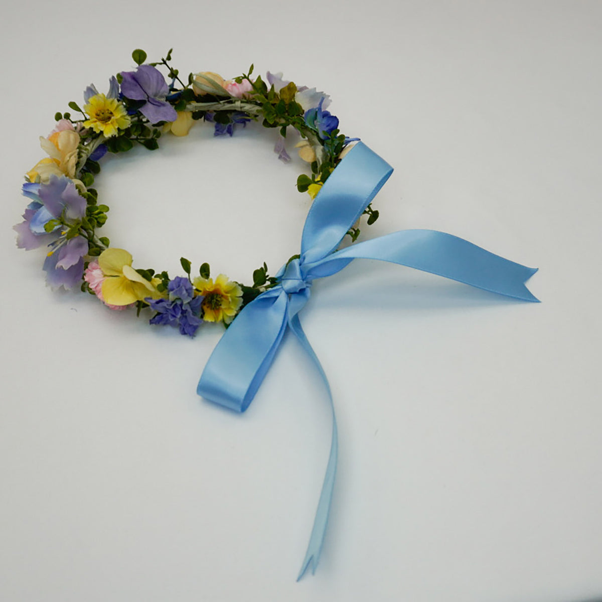 Silk Wild Flowers Head Crown - Adjustable