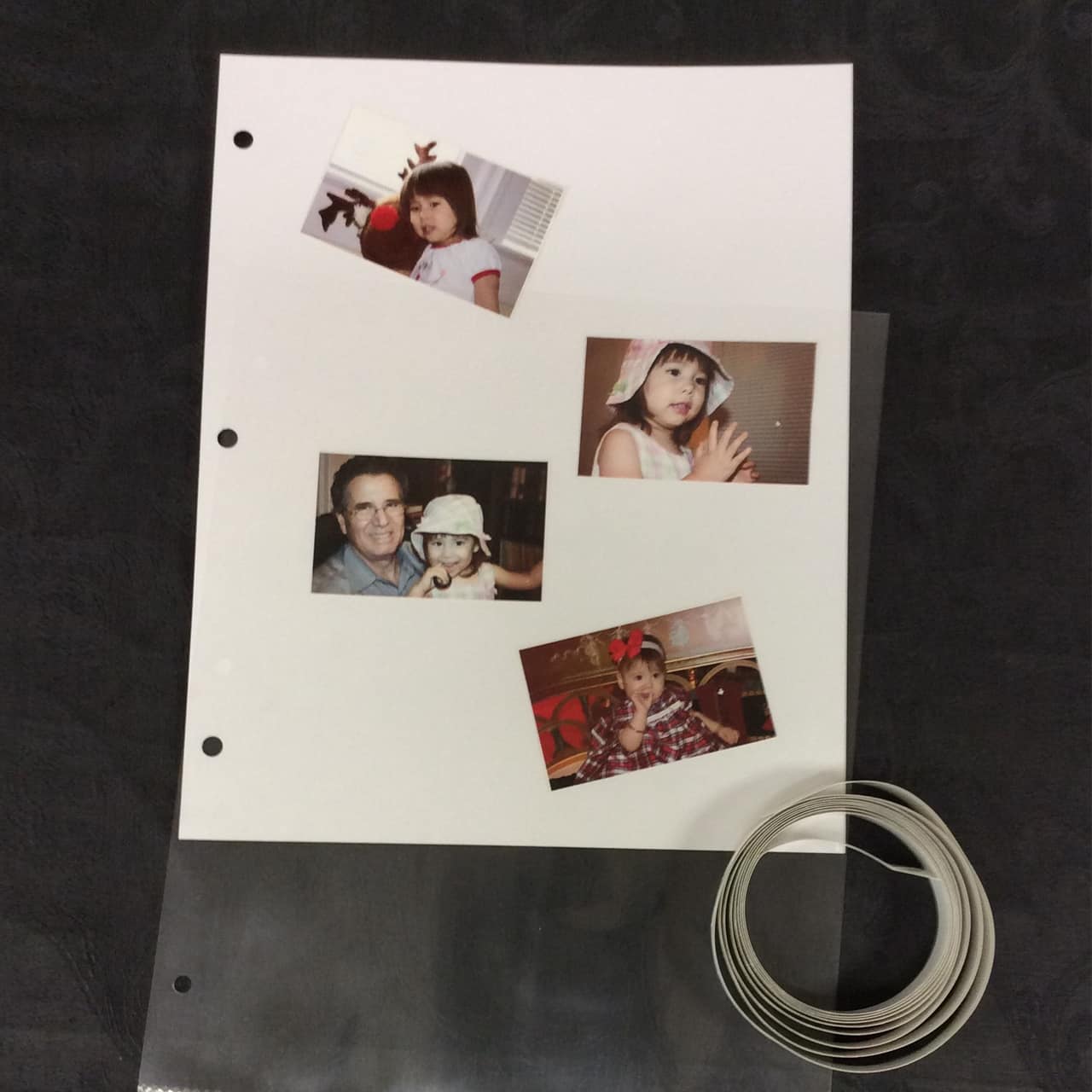 Large Ringbound Photo Pages - Full Set of 5,10 or 15 sheets with archival  protective sleeves - MARCELA