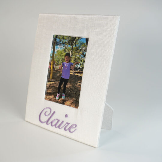 Baby Photo Frame In Baby Moiré