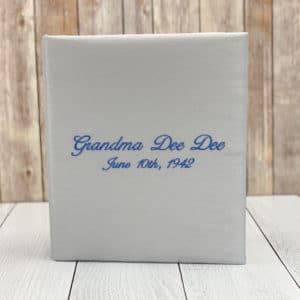 Large Baby Photo Album in Moiré