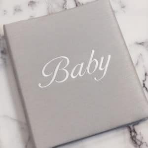 Large-Baby-Photo-Album-AR11-S1-Gray-Ballantines-White-Thread