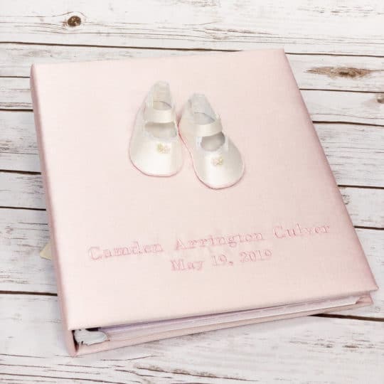 Large-Baby-Photo-Album-AR11-SH-Pink-Silk-Thread-Fun-Baby-Pink-Thread-