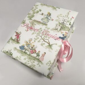 Medium-Baby-Keepsake-Box-B14C-BG - Multicolored Nursery Rhyme Cotton - Ballantines Font