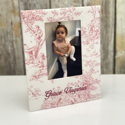 Baby Photo Frame In Cotton In The Baby Garden Collection