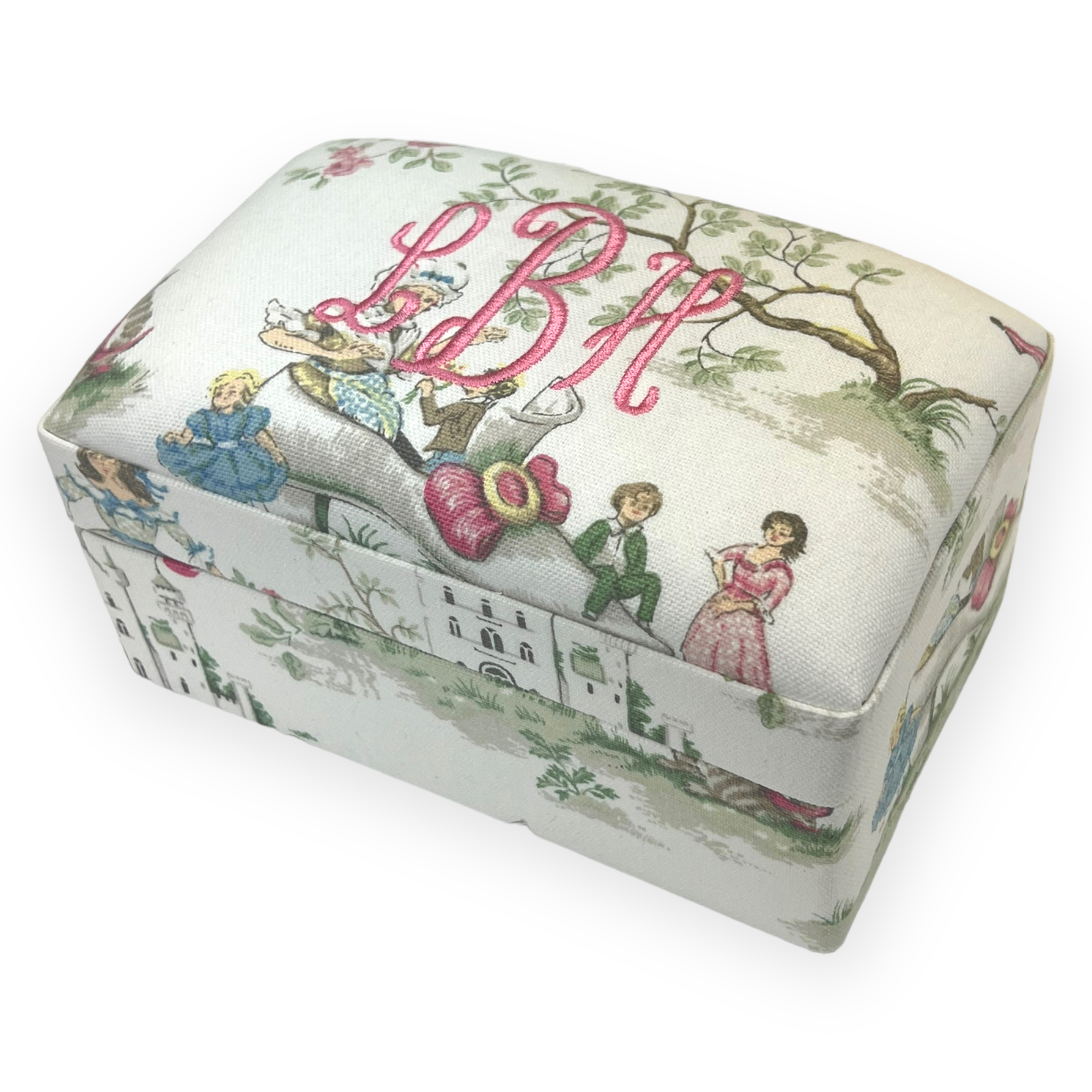 Small Baby Keepsake Box In Cotton In The Baby Garden Collection
