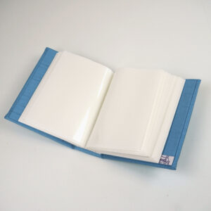Small Photo Album in Shantung with Multicolored Cars