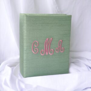 Small Hardbound Photo Album in Baby Shantung