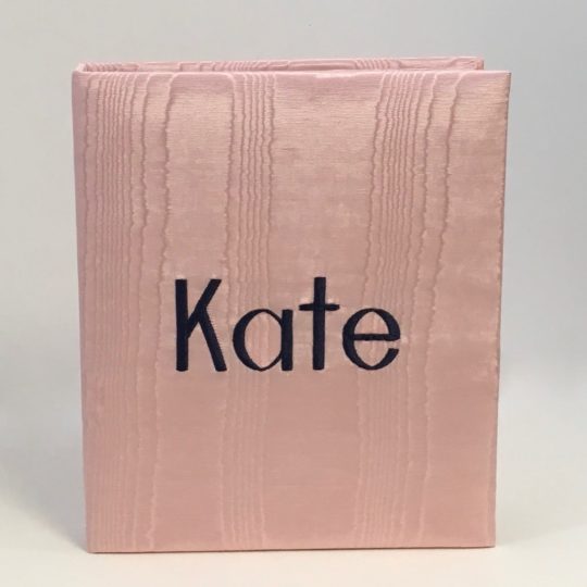 AR11-1-Baby-Pink-Moire-Style-8-Navy-Blue-Thread-Kate