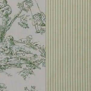 Fabric-Swatch-Cotton-Celadon-Toile-with-Pink-and-Green-Pinstriped-Cotton