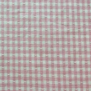 Fabric-Swatch-Cotton-Gingham-Pink-Cotton-Gingham