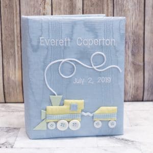 Medium Baby Photo Album with Choo Choo Train