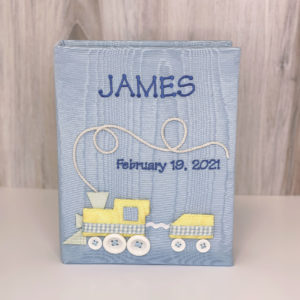 Medium Baby Photo Album with Choo Choo Train
