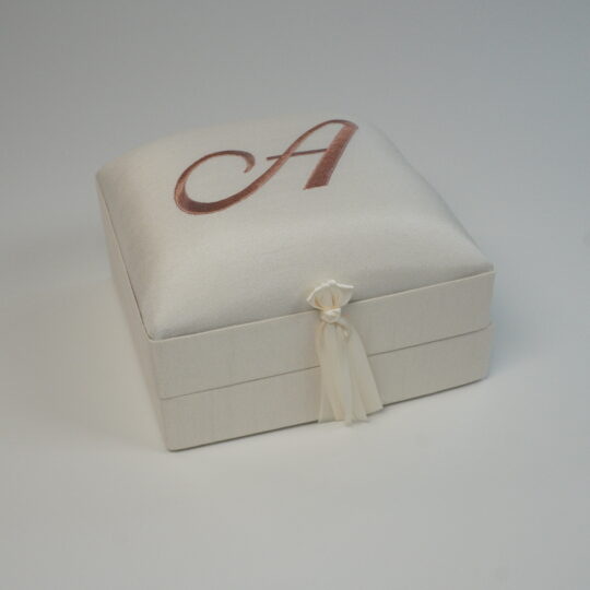 Jewelry Box In Baby Shantung