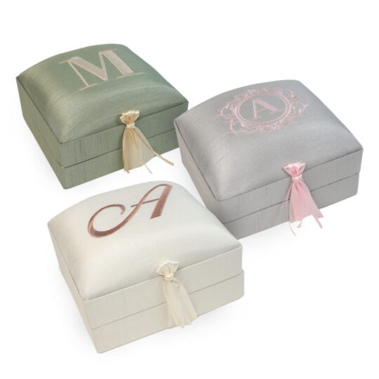 Jewelry Box In Baby Shantung