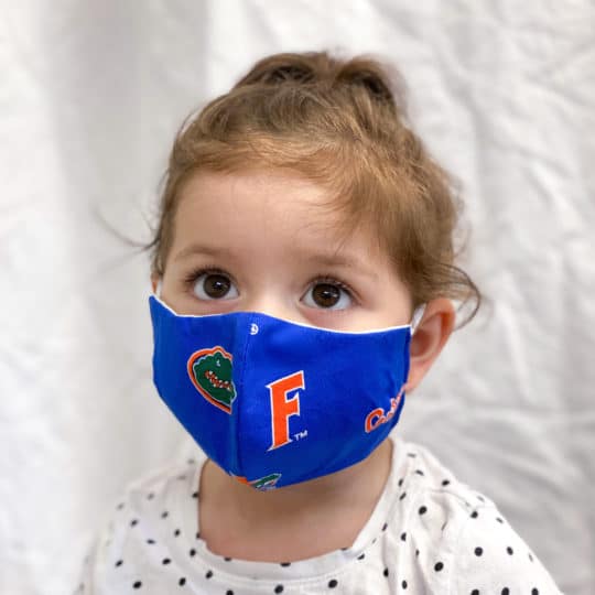 Marcela-Gators-Face-Mask-Child