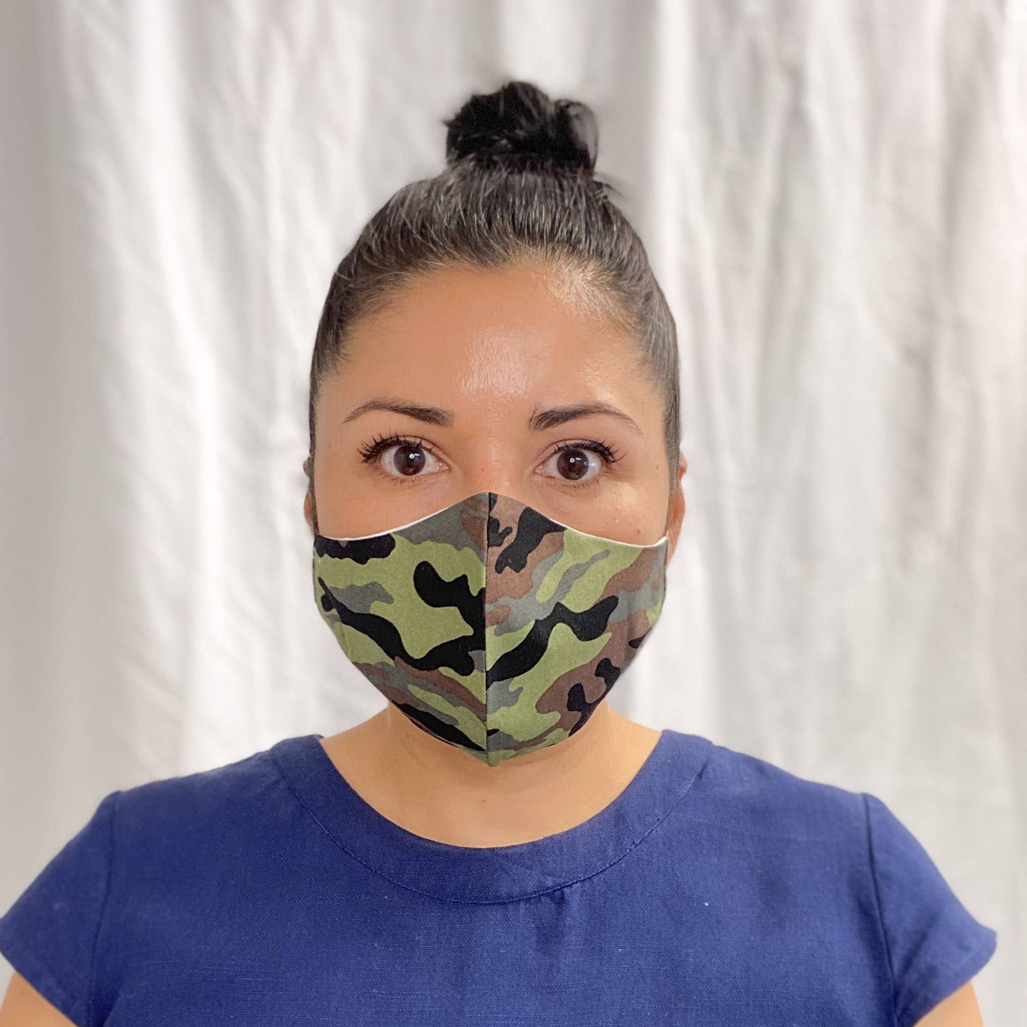 verwijderen te binden Kroniek Camouflage Face Mask by Marcela - Handmade in Tampa, FL