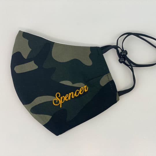 Camouflage-2-Face-Mask-Ballantines-Military-Gold-Name