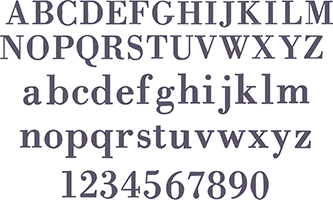 Picture of Bodoni Font