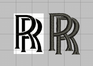 Rolls Royce Embroidery Logo