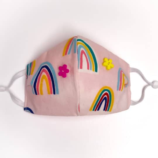 rainbows face mask