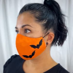 Halloween Bats Face Mask