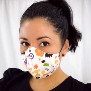 Halloween Candy face mask