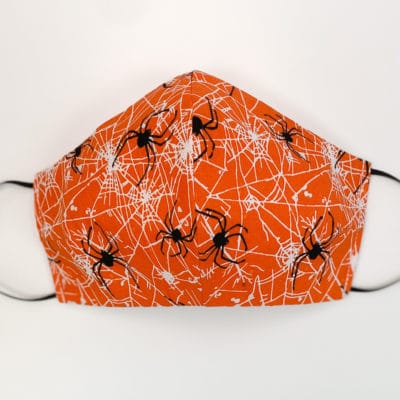 Halloween Spiders Face Mask