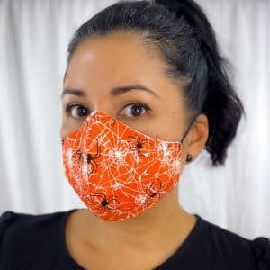 Halloween Spiders Face Mask