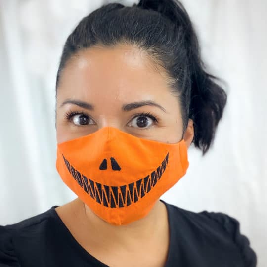 Pumpkin Mouth Face Mask