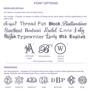 Marcela Personalization Embroidery Fonts