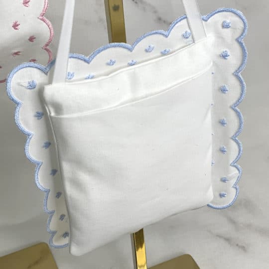 Tooth Fairy Princess Hanging Sign Pillow - Back Pocket