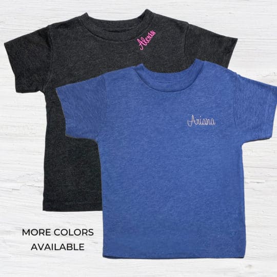 Embroidered Toddler T-Shirt
